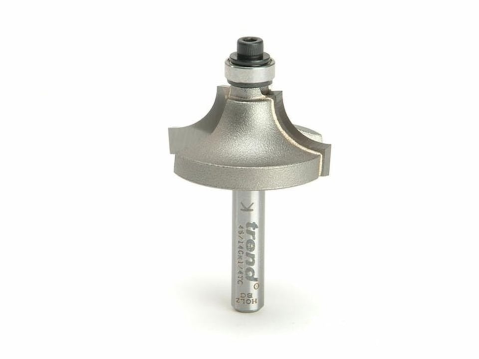 TREND 46/140 X 1/4 Tct Bearing Guided Ovolo & Round Over 9.5Mm Radius