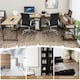 image 5 of COSTWAY L-Shaped Computer Desk Writing Desk Workstation Natural N/A