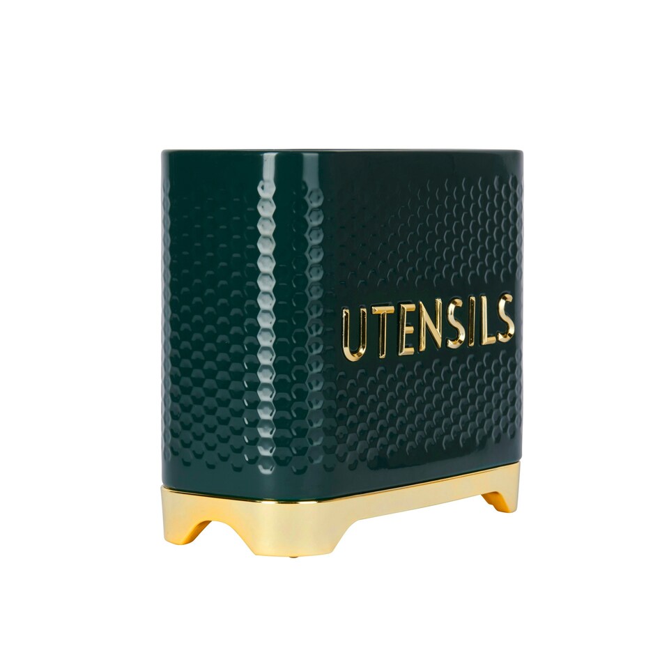 image 1 of Lovello Utensil Holder Cream Textured
