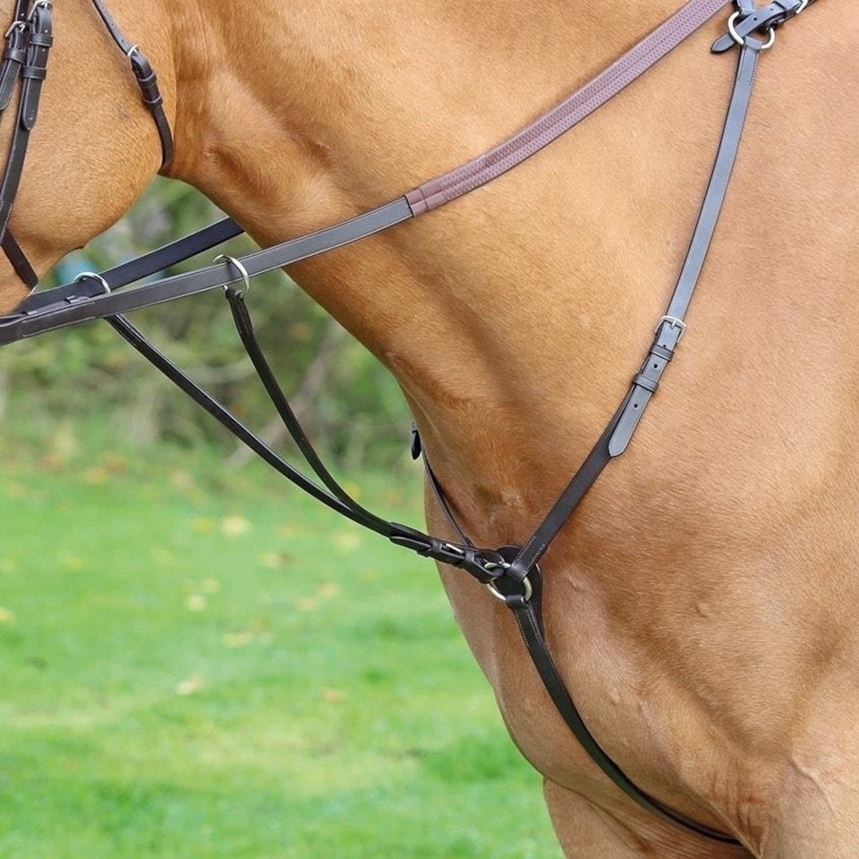 image 1 of Shires Aviemore Hunt Weight Breastplate Brown | Size: Full
Colour: H.Brown