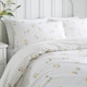 image 2 of D & D Ditsy Floral Seersucker Duvet Cover Set Yellow