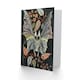 image 2 of Abstract Bat Flight Night Patterns Rustic Botanical Him Her Birthday Card