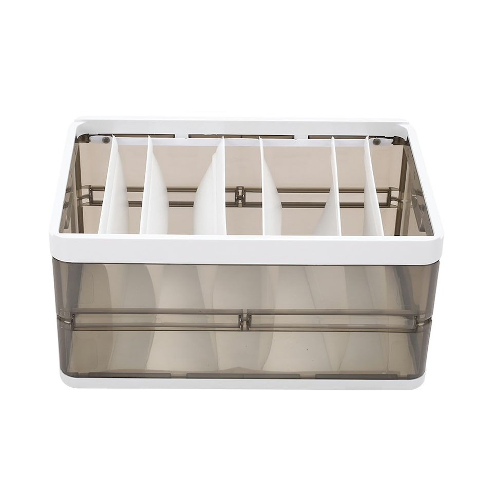 image 1 of Living and Home Clothes Storage Box with Dividers - 40*25*20cm Black