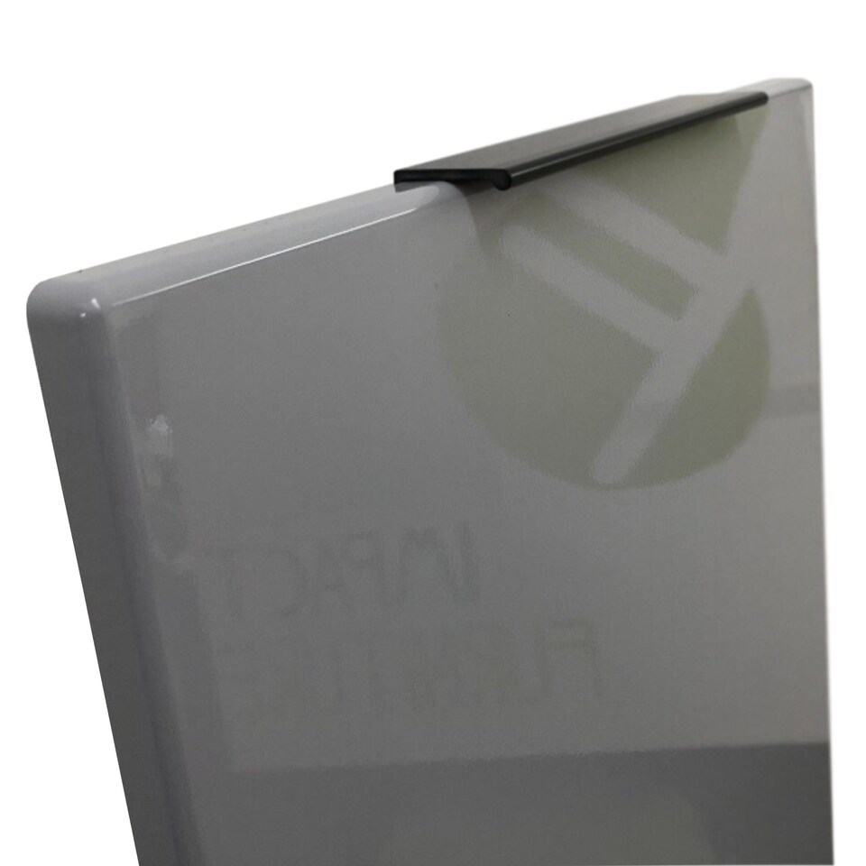 image 1 of Luna Kitchen End Panel Left Right Universal Wall Unit Grey Gloss 3000x720mm