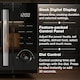 image 7 of Hyundai 900W 23L Black Digital Microwave, Mirror-Effect Glass Door, Stainless Steel Interior HYMW90023DB