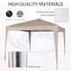 image 6 of MCC Direct Gazebo 3x3 Pop up Beige | Cream | Beige