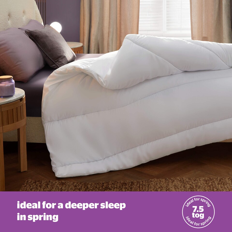 image 1 of Silentnight Deep Sleep Duvet - 7.5 Tog | White | Single