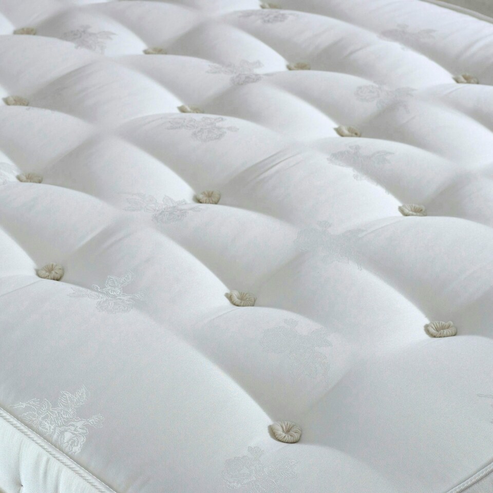 image 1 of Aurora Warmstone Velvet Ottoman Bed And Signature Platinum 2000 Pocket Sprung Mattress King Size N/A