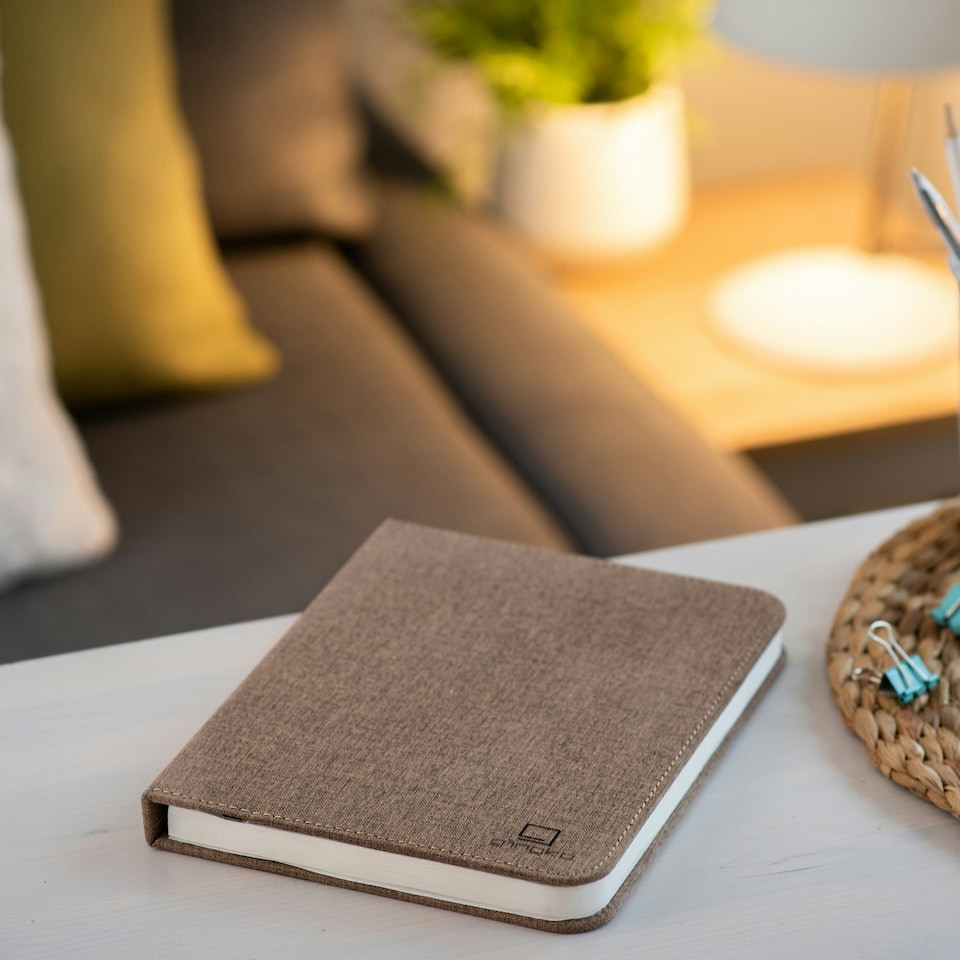 image 1 of Gingko LED Mini Smart Book Desk Light N/A | Coffee Brown