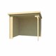 image 2 of Columbus-Log Cabin, Wooden Garden Room, Timber Summerhouse, Home Office - L435 x W349 x H245.1 cm Brown