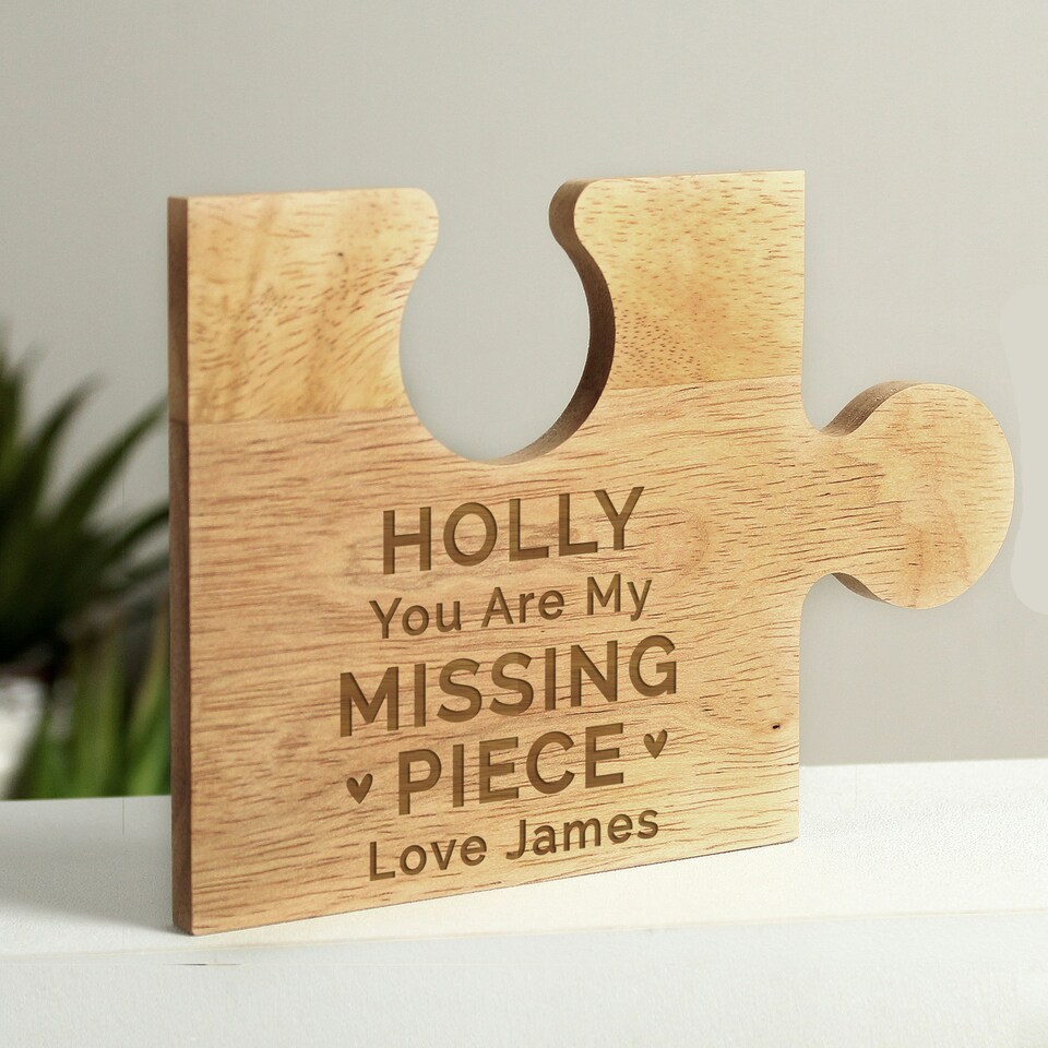 image 1 of Personalised My Missing Piece Jigsaw Piece
