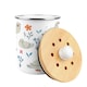image 5 of Ducks & Flowers Food Waste Caddy - Metal 2L Decorative Kitchen Compost Bin