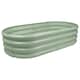 image 1 of Harbour Housewares Rounded Galvanised Steel Raised Garden Bed - 120cm x 60cm - Green | Green | Green