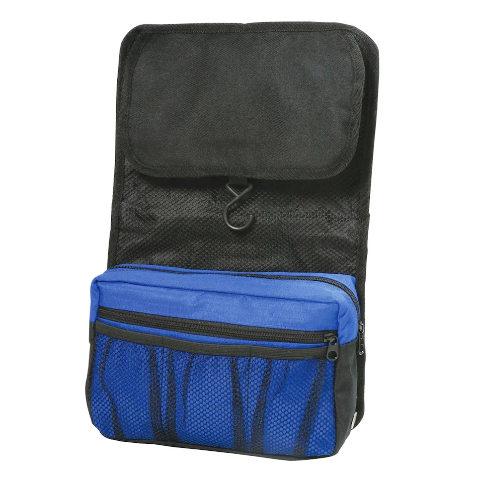 image 1 of Shugon Bristol Folding Travel Toiletry Bag - 4 Litres | Black | Royal/Black | One Size | 1