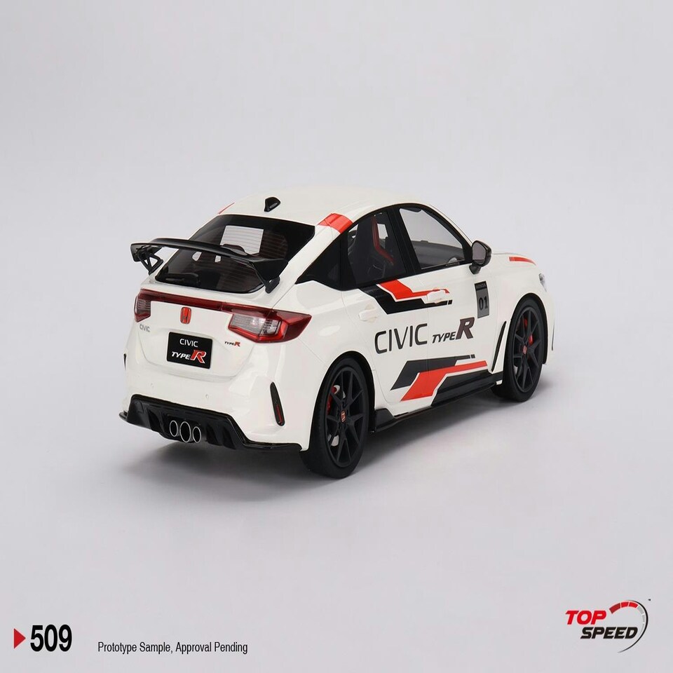 image 1 of Honda Civic Type R 2023 Honda Thanks Day Vietnam 1:18 Scale TSM TS0509
