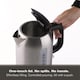 image 4 of Hamilton Beach Compact 1L Kettle Brushed Stainless Steel