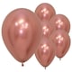 image 1 of Reflex Rose Gold Sempertex Biodegradable Latex Balloons 30cm / 12 in - Pack of 50 Gold