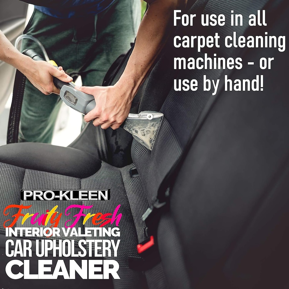 image 1 of Pro-Kleen Interior Valeting Car Upholstery Carpet Cleaner Shampoo Removes Dirt, Grime and Stains Fruity Fresh Fragrance (20L)