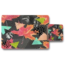 Maple Leaf Geometrics (Placemat & Coaster Set)