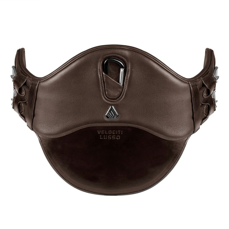 Velociti Lusso Short Horse Stud Girth - Havana - 22in