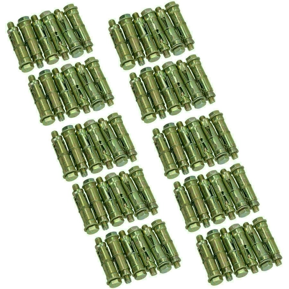 image 1 of M8 8mm x 60mm Expansion Rawl Bolt for Masonry Sleeve Anchors Fastener 60pk