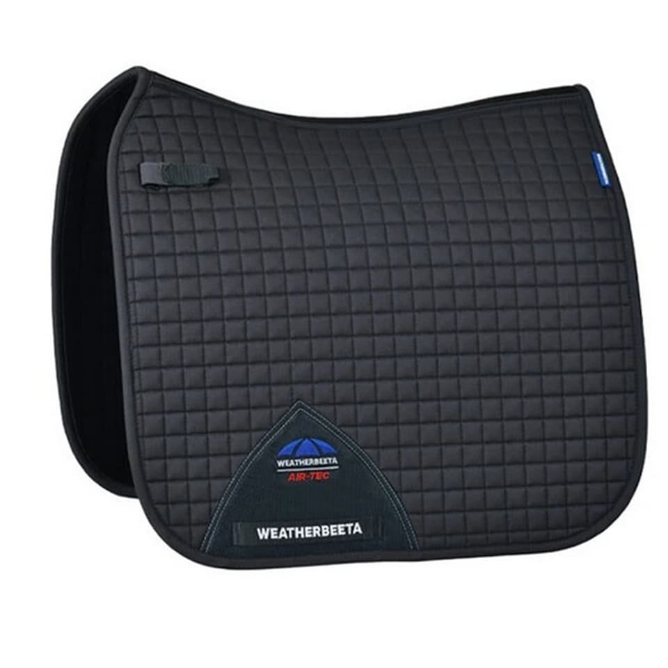 image 1 of Weatherbeeta Air-Tec Horse Dressage Saddlepad | Grey | Charcoal | 24in x 22in | 1