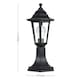 image 5 of ValueLights Black Outdoor Post Topper Light with 6W Warm White Bulb | Black