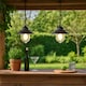 image 4 of CGC RYDER Black Hanging Lantern Outdoor Light Black
