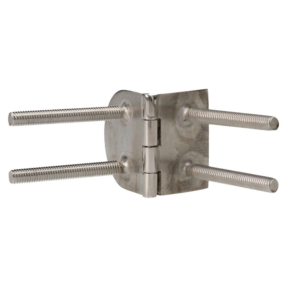 image 1 of Locker Door Hatch Hinges Marine Stainless Steel Boat Motorhome Polished 4 Pk Silver