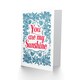 image 2 of You Are My Sunshine Floral Love Anniversary Valentines Her Wife Card