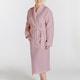 image 2 of Martex Linen Bathrobe Small Mellow Pink