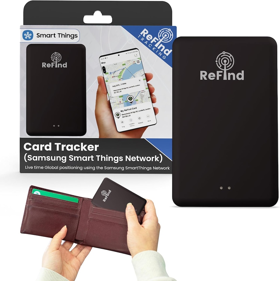 image 1 of Card Tracker (Samsung Only) for Wallets Compatible with Samsung SmartThings App