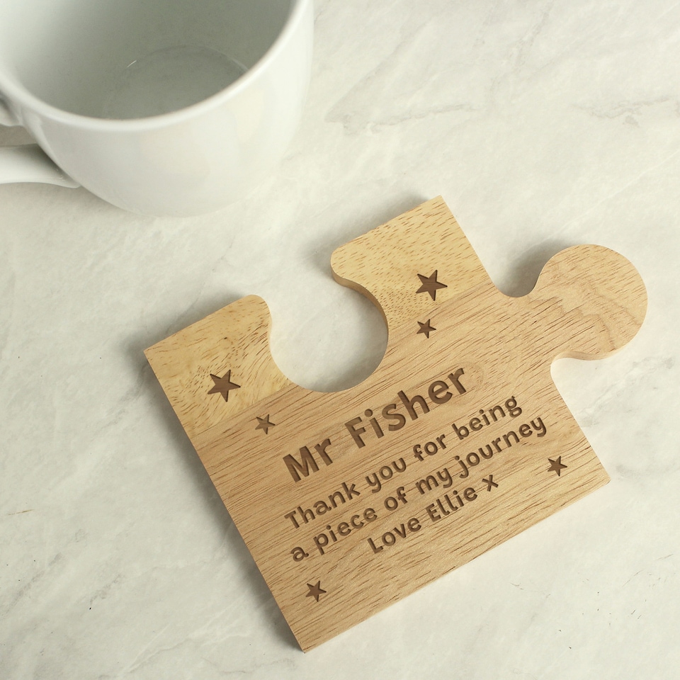 image 1 of Personalised Star Design Jigsaw Piece