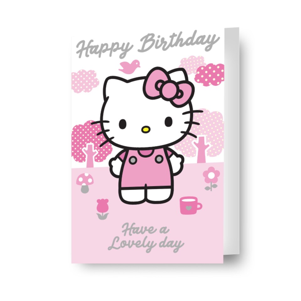 image 1 of HELLO KITTY BIRTHDAY CARD