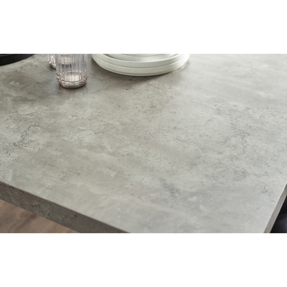 image 1 of Miller Concrete Effect Dining Table