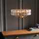 image 4 of Clifton 5 Light Multi Arm Lamp Ceiling Pendant Antique Brass