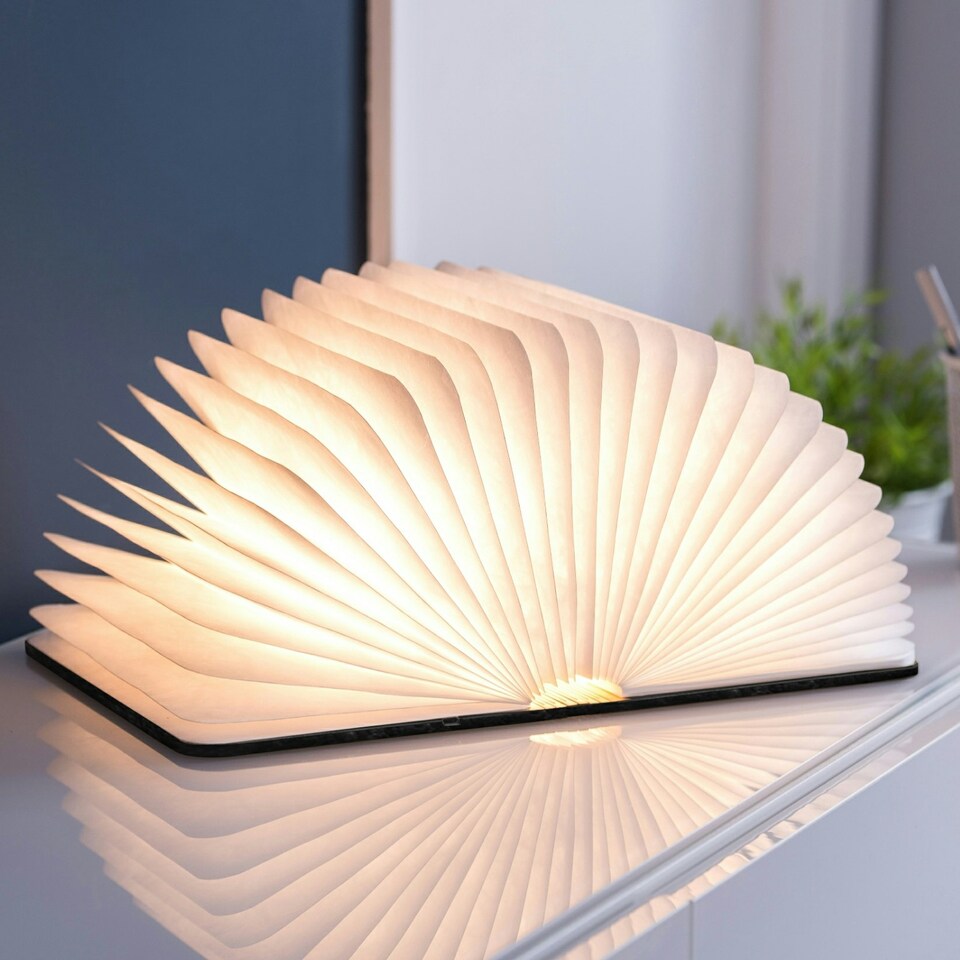 image 1 of Gingko LED Smart Book Desk Light N/A | Black Leather