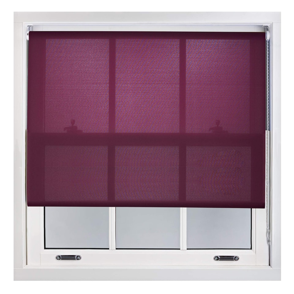 image 1 of 135cm Wide Daylight Roller Blind 165cm Drop | Purple | Aubergine