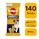 image 1 of 140 Pedigree Dentastix Daily Adult Small Dog Treats Dental Sticks Dog Chews