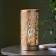 image 6 of Mason Antique Brass Touch Table Lamp