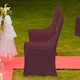 image 10 of Chair Cover Spandex Polyester Stretch Fabric Dining Slipcovers - 10pcs