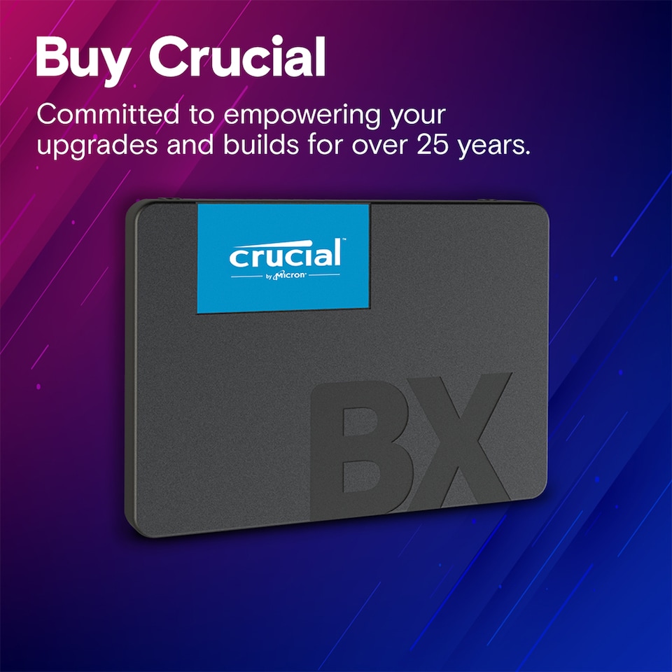 Crucial BX500 1TB 2.5-Inch SATA 3.0 Internal Solid State Drive