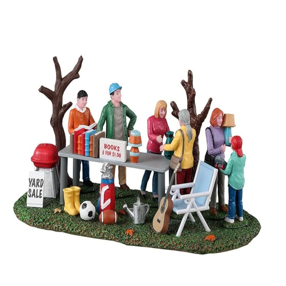 Lemax - Harvest Crossing - Accessory: Neighborhood Yard Sale - (33618) /Xmas