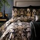 image 2 of Laurence Llewelyn-Bowen Suburban Jungle Duvet Cover Set Black/Gold