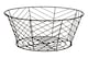 image 2 of Interiors by Premier Black Powder Coated Fruit Basket, Modern Wire Design Bowl For Storing Fresh Fruit, Durable Metal With Matte | Black