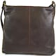 image 2 of Soft Premium Leather Shoulder / Cross Body Bag Brown | Brown