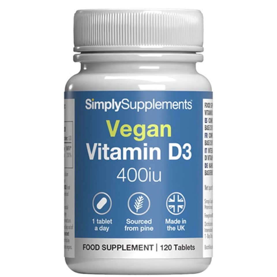 image 1 of Vegan Vitamin D3 400iu - 120 Tablets