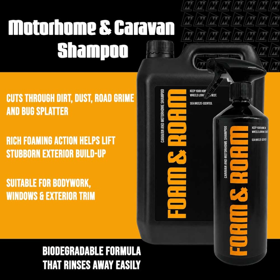 image 1 of Foam & Roam - Caravan & Motorhome Shampoo - 5L