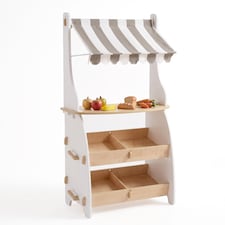 Hooga Kids Shop, Wooden Play Shop Market Stand Playset