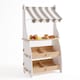 image 1 of Hooga Kids Shop, Wooden Play Shop Market Stand Playset